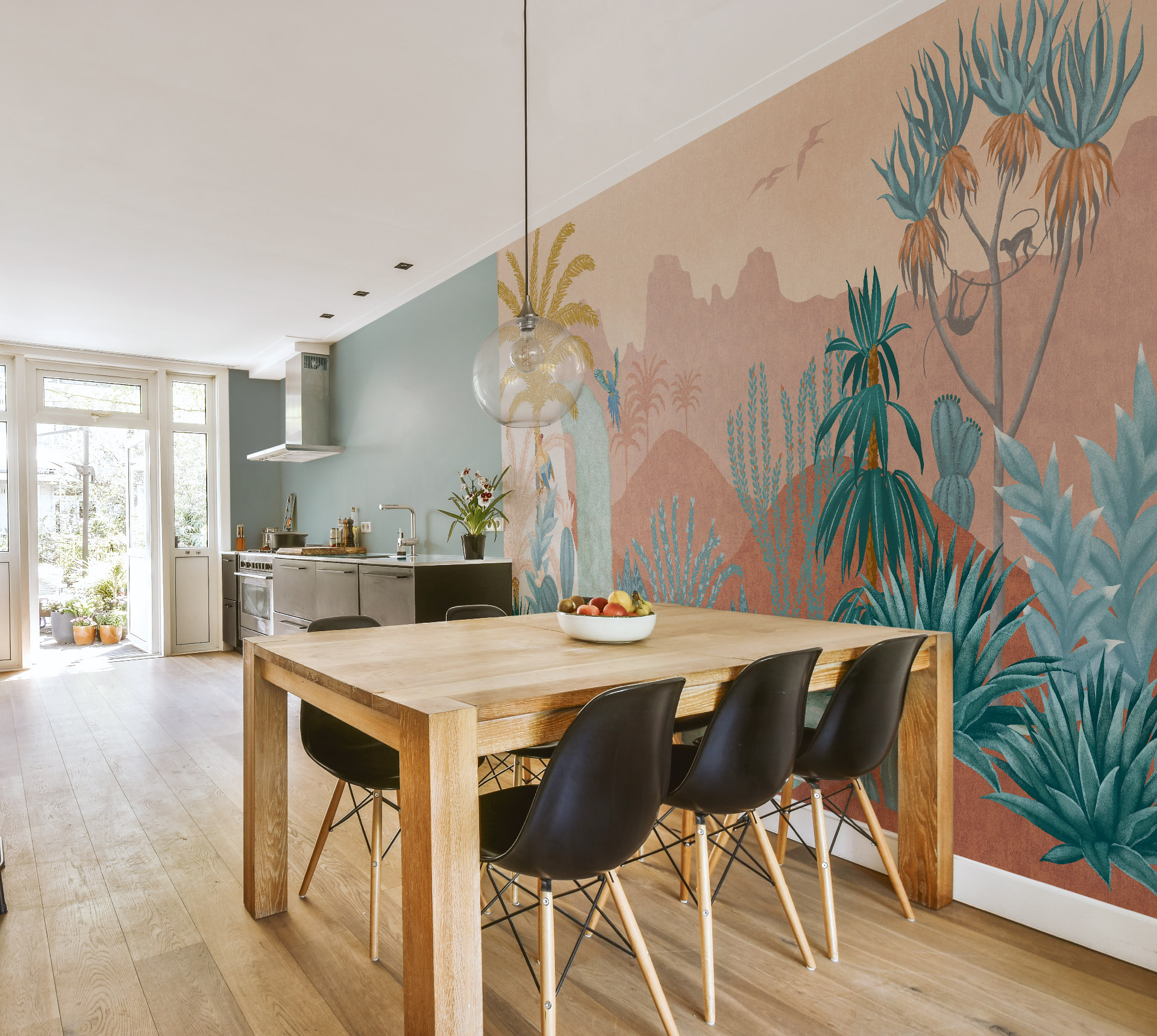 Панно Loymina Пейзаж 2 Сады Клеопатры ART19 004 3×5 фото в интерьере